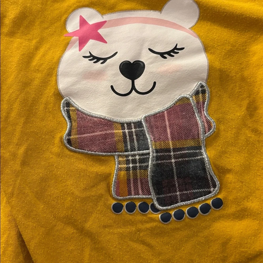 Garanimals Mustard Bear Graphic Kids T-Shirt 2T